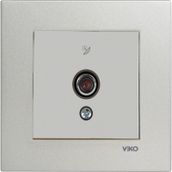 Viko Artline Novella Saten Uydu F Konnektörlü Sonlu Çerçeveli Priz