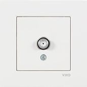 Viko Karre F Konnektör Beyaz Uydu Prizi