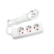 Viko Multi-let 3'lü Topraklı 3 Metre Kablolu Çocuk Korumalı Priz