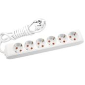 Viko Multi-Let Topraklı Kablolu Çocuk Korumalı Altılı Priz