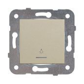 Viko Novella Bronz Işıklı Anahtar