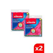 Vileda 4'lü Colors Renkli Temizlik Bezi (2 adet)