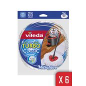Vileda Turbo Yedek 6'lı Paket Mikrofiber Paspas