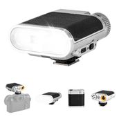 VILTROX Vintage Z1 Retro Kamera Flaşı - DSLR ve Aynasız Kameralar için Sıcak Ayakkabı Speedlite, Tip-C Hızlı Şarj, Ayarlanabilir Parlaklık, Çıkarılabilir Softbox, Taşınabilir Fotoğraf Aydınlatması