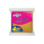 Vindex 4'lü Desenli Temizlik Bezi