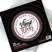 Vinyl Fever Plak Kılıfları [25'li Paket] - Birinci Sınıf Netliğe Sahip Dış Albüm Kapakları - 12 İnç LP'ler ve Arşiv Albümü Depolama için Dayanıklı 3 Mil Kalınlığında Polipropilen Kılıflar