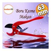 Vira Pvc Profesyonel Plastik Boru Kesme Makası 63 Mm Çelik