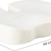 Viscofoam Ortopedik Oturma Minderi Hemeroid Kuyruk Sokumu Coccyx Oturma Minderi Visco Minder Gri