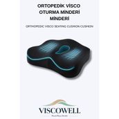 ViscoWell Ortopedik Visco Oturma Minderi Oturma Simidi Minderi Kuyruk Sokumu Koltuk Yastığı