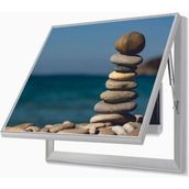 Visnes Alüminyum Çerçeveli Amortisörlü Sigorta Gizleme Kutusu - 35x50 cm