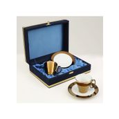 Vitale MTFK.0038-9 Gold 2'li Kaplama Kahve Fincanı