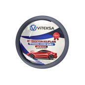 VİTEKSA Silikon Direksiyon Kılıfı Gri 38 cm Kokusuz