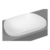 VitrA 5653B403-0016 Frame Tezgah Üstü 57 cm Beyaz TV Lavabo