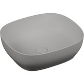 VitrA 5994B476-0016 Outline 45x40 CM Dikdörtgen Mat Taş Gri Çanak Lavabo