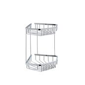 VitrA A44158 Base 300 Paslanmaz Çelik İkili Krom Süngerlik