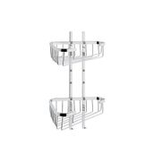 VitrA A44163 Base 300 Paslanmaz Çelik İkili Krom Süngerlik
