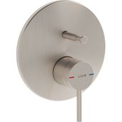 VitrA Origin A4262034 Sıva Üstü Fırçalı Nikel Ankastre Banyo Bataryası