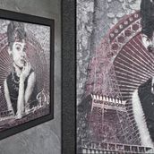 Vivense Audrey Hepburn Oryantal Yağlı Boya Dokulu Ahşap Tablo
