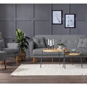 Vivense Collection Aria Koyu Gri Koltuk Takımı