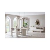 Vivense Flora Yemek Odası Takımı Aytaşı Renkli 6 Kişilik Sabit Masa ve Sandalyeli Modern Tasarım - 2