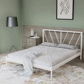 Vivense Gözde Dublex Metal Beyaz 150X200 Karyola