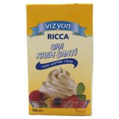 Vizyon Ricca Bitkisel Sıvı 1 lt Şekerli Krem Şanti