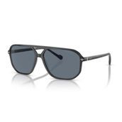 Vogue VO 5531S 31094Y 60 Polarize Geometrik Koyu Gri Kemik Erkek Güneş Gözlüğü