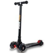 Voit 218C/052 Işıklı 3 Teker Siyah Scooter