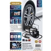 VOLEMİ VM-723 Çok Amaçlı Araç Lastik Şişirme Pompası Hava Kompresörü 12V 250 PSI Çakmaklık Girişli