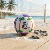 Voleybol Topu Antrenman ve Maç Topu Mor Desenli – Dayanıklı Resmi Ölçülü