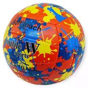 Voleybol Topu Splash Desenli Touch Dikişli 280 Gr - Kırmızı - 1 Adet