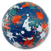 Voleybol Topu Splash Desenli Touch Dikişli 280 Gr - Lacivert - 1 Adet