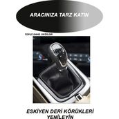 VOLKSWAGEN CADDY Uyumlu Araba,Oto,Araç vites körüğü siyah dikiş