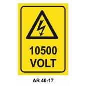 Volt 10500 İş Güvenliği Levhası