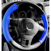 VW Bora İki Renkli Mavi Siyah Direksiyon Kılıfı