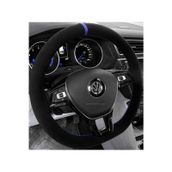 Vw Troq Dikmeli Direksiyon Kılıfı Alkantra Mavi Yüzüklü