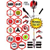 Wacker Pro German Kavrıx-735 Seri Yan Tip Tırpan+ Akrobat Çapalama + Toprak Eşeleme 15 Parça Temizlik Seti