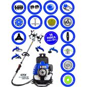 Wacker Pro German Kx-8500 Prox Sırt Tırpan+ Akrobat Çapalama + Toprak Eşeleme 14 Parça Biçici Setli
