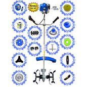 Wacker Pro German Zerkon-965 Yan Tip Tırpan+ Akrobat Çapalama + Toprak Eşeleme 15 Parça Tarla Seti