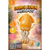 Wair Teknoloji Dans Eden Ahtapot Oyuncak Işıklı Müzikli Sensörlü Şarjlı Çocuk Oyuncağı Emeklemeye Yardımcı - Sarı