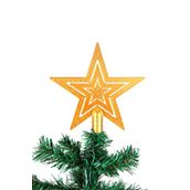 Waldern 18 cm Yilbasi Cam Agaci Tepeligi Altın