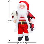 Waldern 20x30 cm Ayıcıklı Noel Baba Yılbaşı Süs