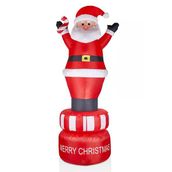 Waldern Premium Collection 210 cm Hareketli Şişme Noel Baba Yılbaşı Süs Dekorasyon