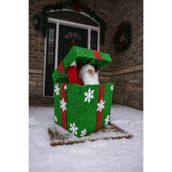 Waldern Premium Collection Müzikli Noel Babalı Hediye Kutusu Yılbaşı Dekoratif Süs