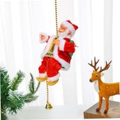 Waldern Premium Collection Tırmanan Pilli Müzikli Noel Baba Yılbaşı Süs