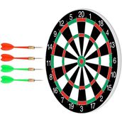Walke 16INÇ Dart Tahtası Seti, 6 Çelik-Plastik Dart ile Çift Taraflı Dart Tahtası Oyunu, Oyun Salonları