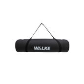Walke Premium 10 mm Taşıma Askılı Pilates Minderi Yoga Matı Siyah