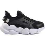 Walkway Hura Siyah Beyaz Unisex Spor Ayakkabı