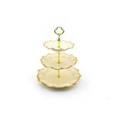 Wanelli 17674-13G Golden Rey 32 cm 3 Katlı Kurabiyelik