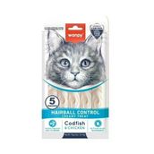 Wanpy Hairball Control Morina Balığı Tavuk 5x14 gr Kedi Ödülü